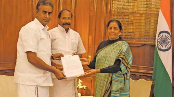 P. Thangamani S.P Velumani Nirmala Sitharaman